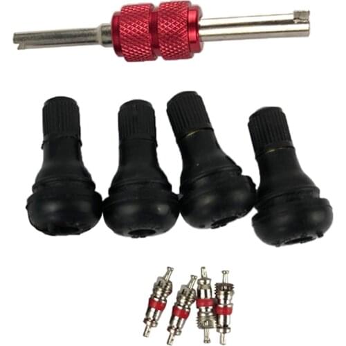 4 Pcs TR412 Snap-in Valve Tire Valve Stem Tool Remover Installation