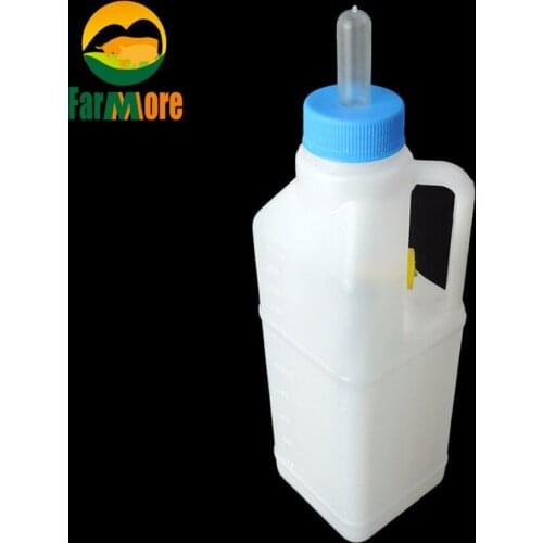 850ml Nursing Milk Feeder Nipple Bottle Bucket Lamb Piglet Calf Mammal Equipment