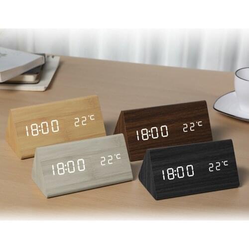 Decorative Clock Living Room Mute Table Clock Desktop Bedroom Creative Personality Home Office Engineering Electronic Alarm