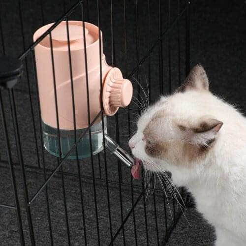 Dog Water Dispenser Drinking Water Feeder Bowl Cat Dog Cage Hanging Water Cup Pet Water Feeder Ball Feeder Device Pet Product