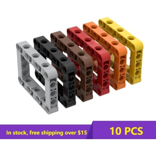 MOC Bricks 64179 tech Liftarm 5 X 7 Open Center Frame Thick for Building Blocks Parts Classic Brand Kids DIY High-Tech Toys