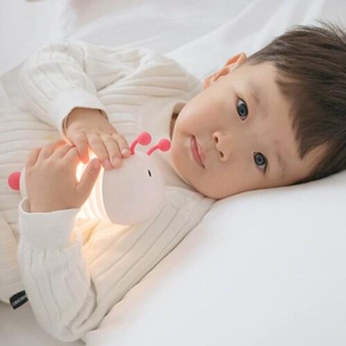 Caterpillar Led Night Light Usb Charging Small Desk Lamp Food Grade Silicone Night Light Childrens Toy Lamp for Room Decoration