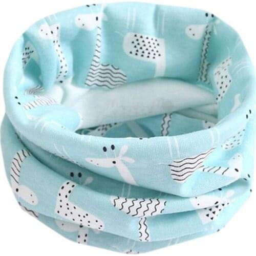 New Autumn Winter Baby Girls Cotton Scarf Children Scarf Bibs Warm Boys Girls O Ring Scarf Lovely Kids Collar Children Bufandas