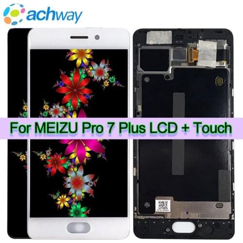 Original New 5.7" LCD Screen Meizu Pro 7 Plus LCD Display Touch Screen Digitizer Full Assembly 1440 x 2560 Meizu Pro 7 Plus LCD