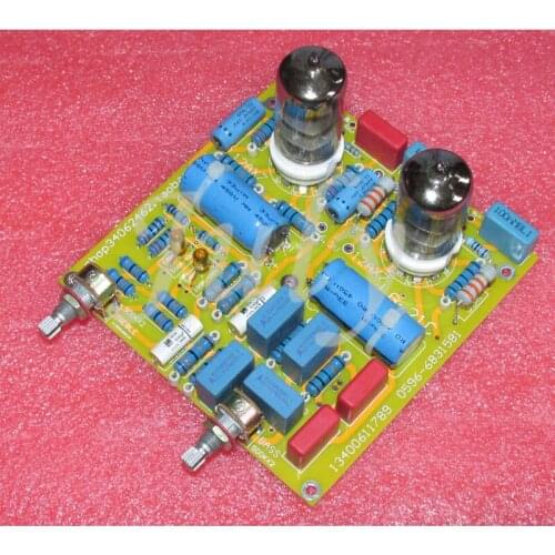 6N3 treble and bass tone board, a reasonably designed Baxandall type 6N3 tube tone control circuit finished board