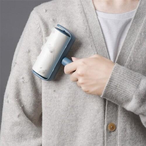 Lent Remover Tearable Sticky Paper Portable Clothes Dust Removal Sticky Roller Brush Cleaner Pet Hair Remover Roller
