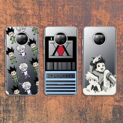 Hunter x hunter anime Phone Case Transparent for Xiaomi Redmi note 10 t 8 9 pro lite 11