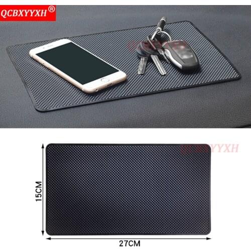 QCBXYYXH Car-styling Auto Interior Anti-Slip Mat Anti Skid Pad Grid Anti-Skid Pad Instrument Panel Mat For Mobile Phone MP4 Pad
