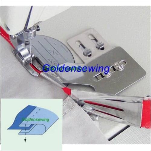 Bias Braid Plain Tape Binder Folder Attachment With Tape Guide for Sewing Machine