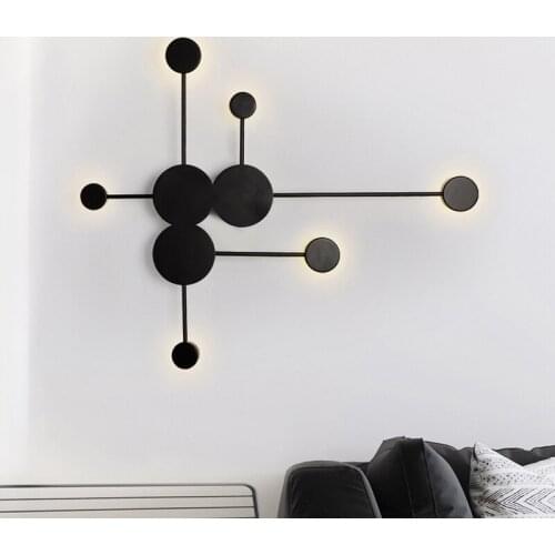 Postmodern LED Wall Lamp Bedroom Bedside Decoration Lights Creative Hotel Hall Corridor Lighting Living Room Decor Mirror Light