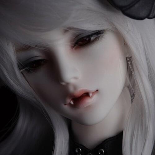 Top quality 1/3 bjd female girl doll breccia romantic Soul Stealer SO fang horns vampire high art manikin model kids toy 11.11