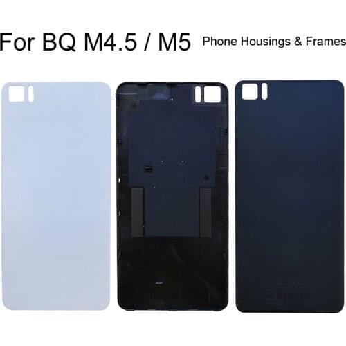 Hard Plastic Phone Housings Frames Case For BQ Aquaris M5 M4.5 Battery Back Cover Door Housing Cases Accessories
