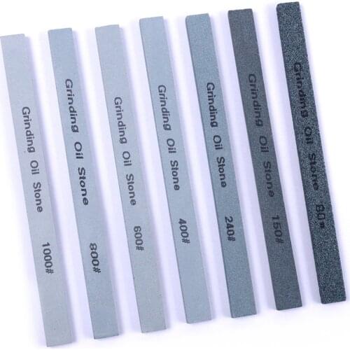 1pcs 80# 150# 400# 600# 800# 1000# Grit Grindstone Knife Sharpener Sharpening Stone Green Silicone Carbide Oil stone