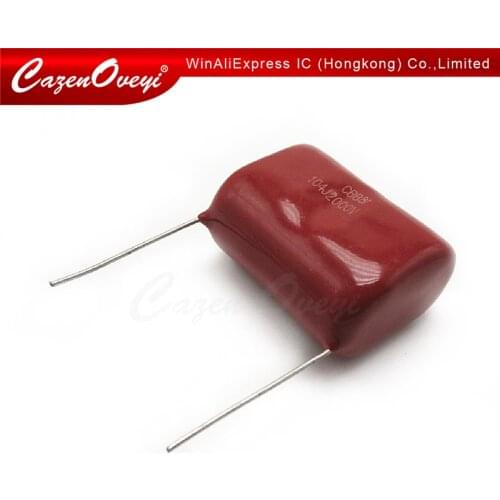 10pcs/lot 0.1uF 2000V 2KV CBB 104 100NF Polypropylene film capacitor pitch 25mm CBB81 In Stock