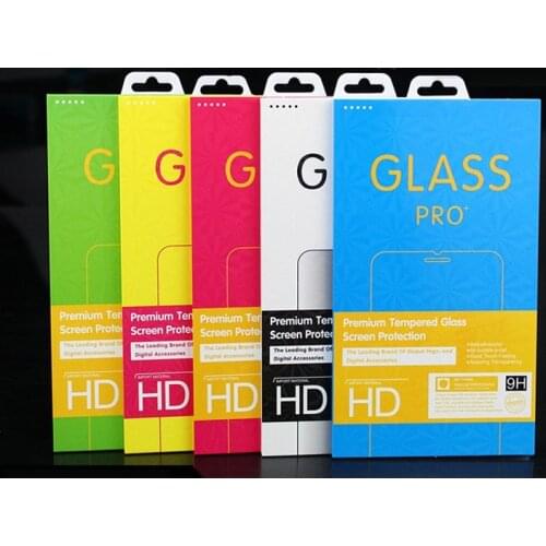 Luxury Empty Retail Package Paper Packaging Box for iphone X 8 7 6S Plus Samsung S7 Edge S8 Tempered Glass Screen Protector Box