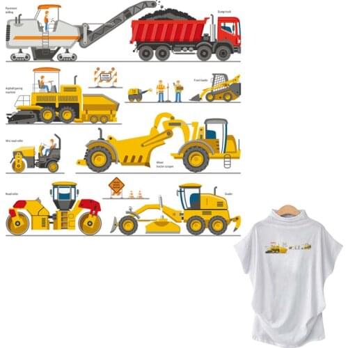 Different Cars Applique Clothes Baby Love Transfers Fashion Diy Accessory Clothes Heat Transfer Stickers Iron On Iron-On Clothes