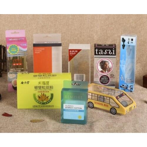Fast delivery Customized UV Resistant plastic packaging boxes wholesale clear pvc box suppliers ---DH40007