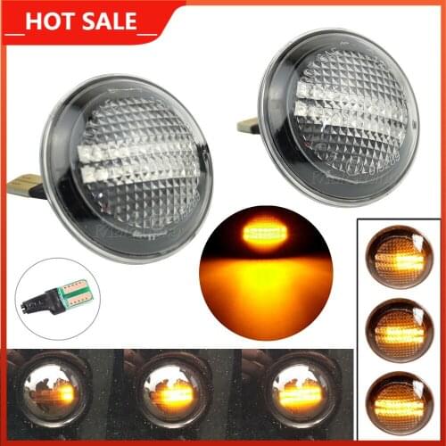 Dynamic LED Turn Signal Side Marker Light For Land Rover Range Rover L322 2002-2012 Repeater Sequential Flasher Blinker