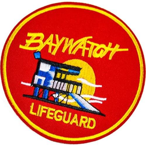 Exquisite embroidery LIFEGUARD patches small clothes sticker patch sticker cloth childrens decorative back Clothing accessories