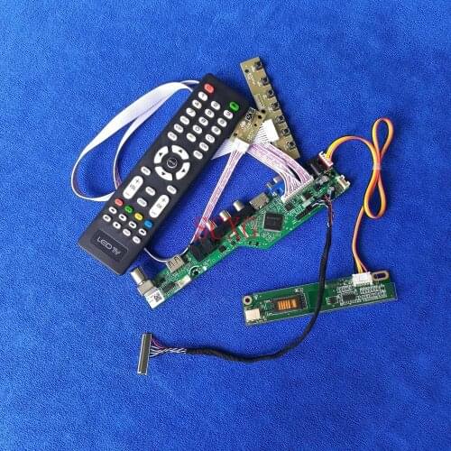 For CLAA154WA01/CLAA154WA03/CLAA154WA05 Analog Signal kit 1280*800 HDMI-compatible VGA AV USB Controller Board LVDS 30-Pin 1CCFL