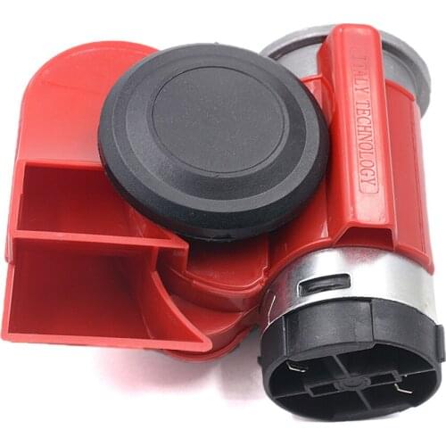 LAMJAD Vehicle 12V Super Loudly Air Horn Snail Compact Horns For Motorcycle Car Truck Boat RV Modification Parts