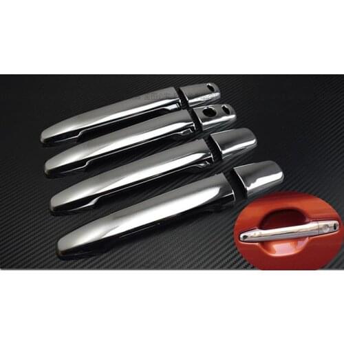 For Mitsubishi Outlander EX 2013 2014 2015 2016 2017 2018 Chrome car door handle cover exterior accessories Free shipping
