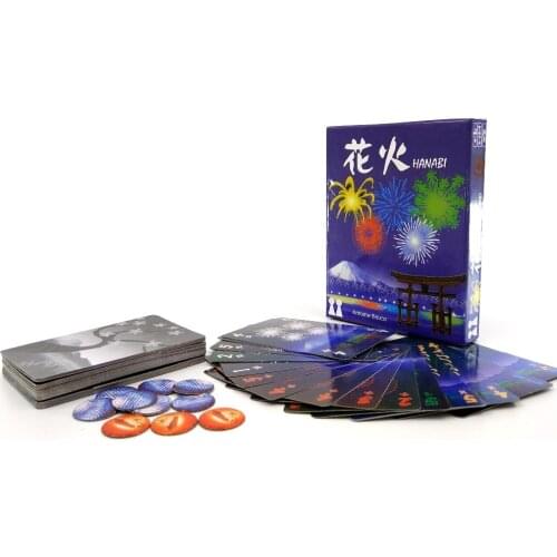 Hanabi Board Game 2-5 Players Cards Games Easy To Play Funny Game for Party/Family Parent-Child Game
