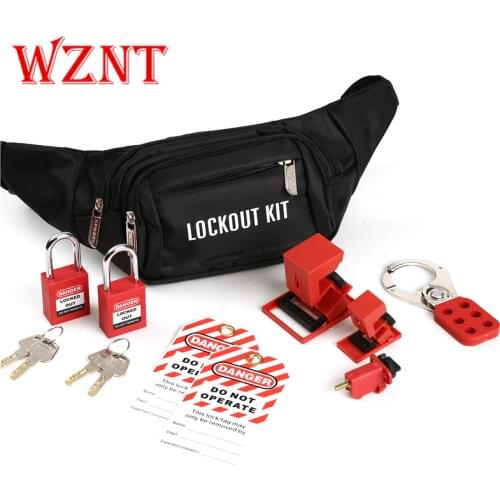 NT-LG04 Loto Electrician Waist Pouch,Safety lock Portable waist bag Small polyester waist pack