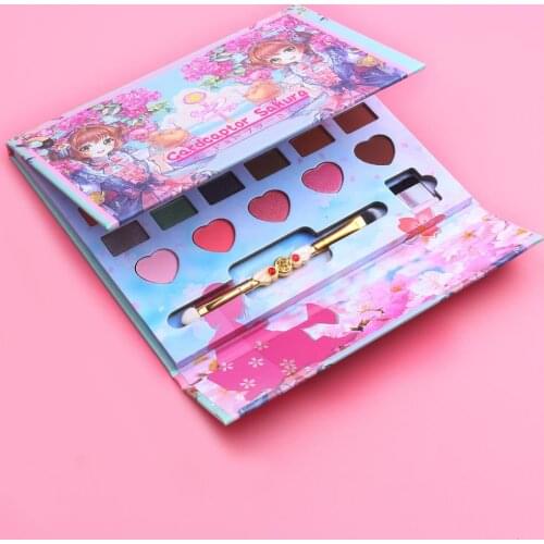 Anime Stars Peripheral Lazy Eye Shadow Palette Beautiful Girl Eye Shadow