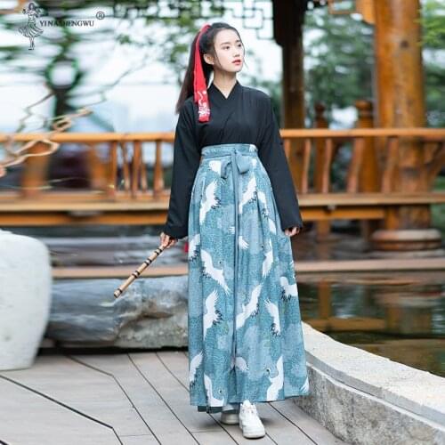Vintage Kimono Dress Women Japanese Style Kawaii Girls Crane Sakura Yukata Festival Party Japan Dance Costume Samurai Cosplay