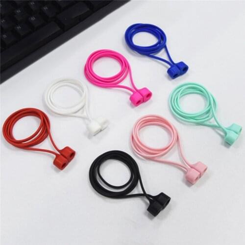 Soft Silicone Anti-Lost Strap Magnetic Neck Rope for Apple AirPods Pro 1/2 Wireless Bluetooth Earphone Accessories