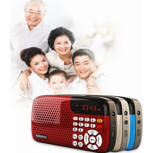 Rolton W105 portable radio mini stereo LED display USBTF large speakers between elderly exercise in the morning singing machine