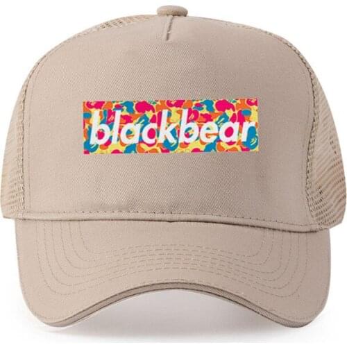 High quality pure cotton Men Blackbear logo Printed Baseball cap Fashion Style cap women