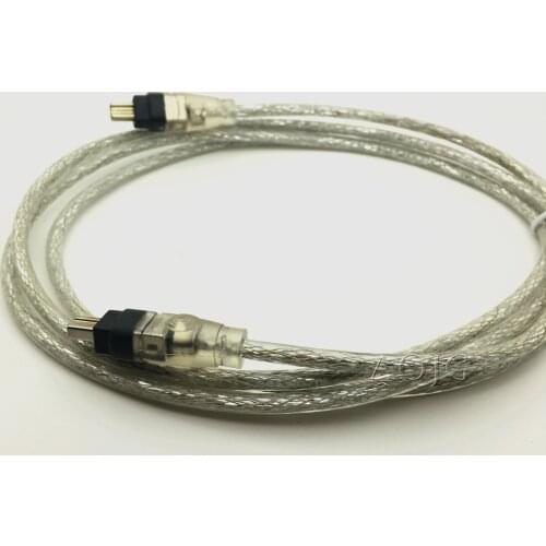 1.5M 4P 4 Pin to 4 Pin IEEE 1394 for iLink Adapter Cable 4Pin To Firewire Cable HY1351
