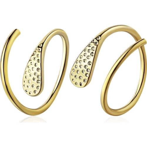 100% 925 Sterling Silver Korean Spiral Stud Earrings For Women 2020 Kids Wedding Gift Female pendientes