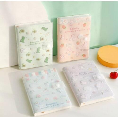 128 Sheets Kawaii Animal Fruit Notebook Agenda Memo Planner Schedule Diary Scrapbook Notepads School Office Stationery