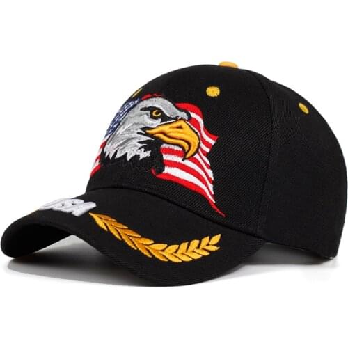 2019 Spring summer baseball caps for men outdoor sun hat women embroidery Eagle USA sports hats curved casquette cap