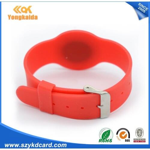 500pcs/lot EM4200 125khz Proximity ID card silicone wristband keychain