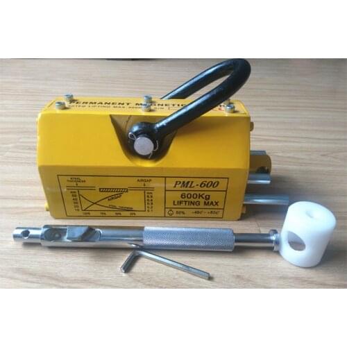 600 KG Steel Magnetic Lifter Heavy Duty Crane Hoist Lifting Magnet 1320lb