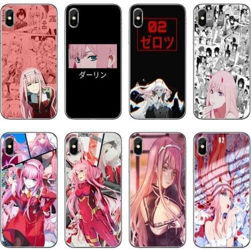 Zero Two 02 Anime Accessories Phone Case For Xiaomi Redmi 9T 9C 9A 7 7A K20 6 6A S2 Redmi Note 9S 9T 9 8 8T 7 6 5A Pro