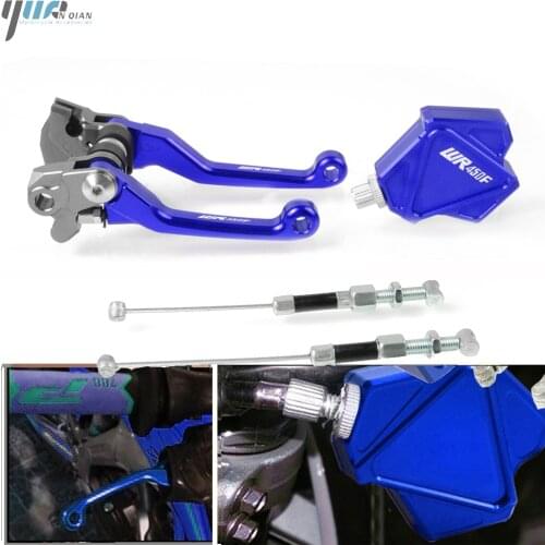For YAMAHA WR450F WR 450F WR450 F 2001-2018 2017 2016 2015 CNC Dirt Bike Pivot Brake Clutch Levers Easy Pull Clutch Lever System