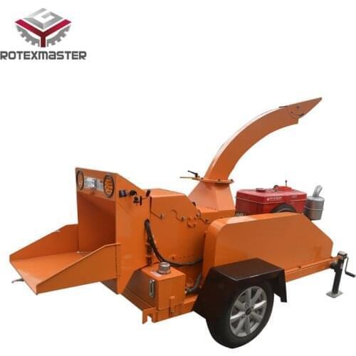 1-2Ton Per Hour 40hp Wood Chipper Machine