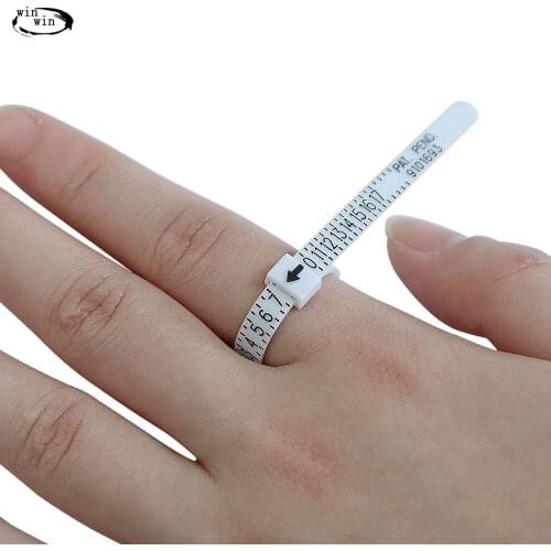 Berbem UK/US/KOR/HK/JAPAN/EUR Finger Measure Gauge Men and Womens Sizes A-Z Jewelry Accessory Measurer
