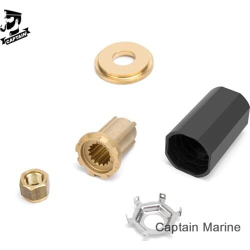 60-125HP Hardware Kit Thrust Washer/Spacer/Nut/Cotter Pin for Mercury Outboard Propeller 70HP 75HP 80HP 90HP 100HP 115HP 125HP