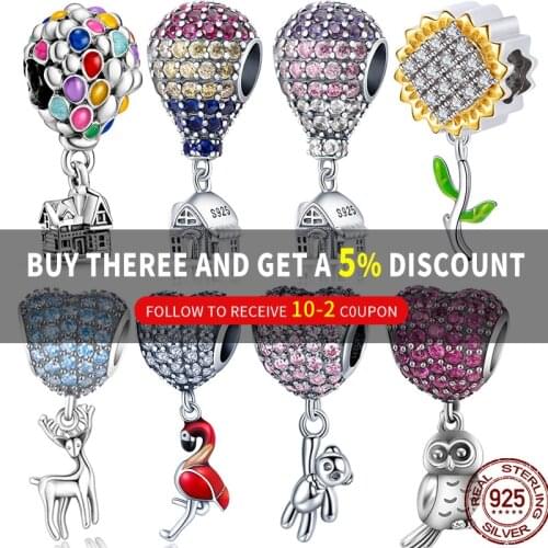 HOT SALE 100% Sterling Silver 925 Desny Mikis Charms Fit Original Pandora Bracelet For Women Jewelry Gift
