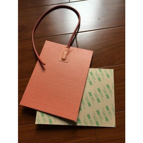 6"X8" 200W 110V Silicone Heater Engine Block Oil Pan Hydraulic Tank Heating Plate 3M PSA Industrial Heater Welcome Design Custom