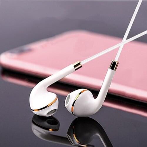 In-Ear Earphone with Microphone Volume Control Headset Bass Earbuds Stereo Headphone for Universal Mobile Phones Gaming Earphone