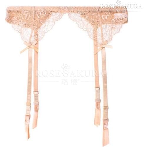 Hot Sexy Ladies Wedding Lace Top Garter Adjustable Women Garters Suspenders Waist Belt for Stockings Suspender 0303
