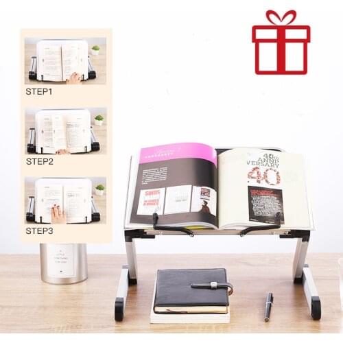 Adjustable Reading Stand Foldable Bookend PC Laptop Desk Table Stand for Kids Adults Office School Supplies Book Holder