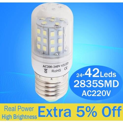 LED Bulbs E14 E27 B22 led corn bulb lamp CE ROSH Energy conservation chandlier crystal Lamp 6W 8W